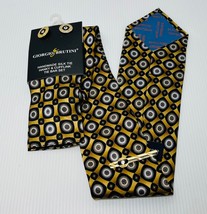 NWT Giorgio Brutini HandMade Silk Tie, Hanky, Cufflinks &amp; Tie bar set  - £6.39 GBP