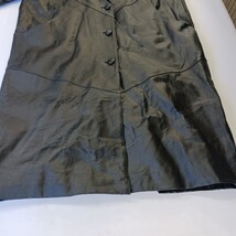 Liz Baker Essentials RN#93677 Women's Black Leather Coat Jacket Size 3X image 12