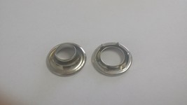 Nickel Brass Grommets with Rolled Rim Spur Washers #3 Gross Sets Top Quality - £45.91 GBP