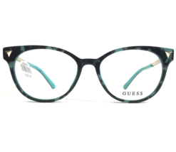 GUESS Brille Rahmen GU2799 095 Schwarz Blau Gold Rund Voll Felge 52-16-140 - $64.34