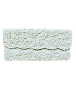 Vintage 1950&#39;s Ivory Sequin &amp; Pearl Beaded Satin Pocket Lined Clutch Eve... - $41.05 CAD