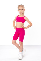 Girl’s Summer Set (Top + Biker Shorts) – Stretchy &amp; Lightweight Fabric, ... - $26.76+