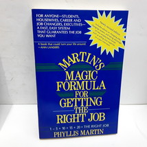 Martin&#39;s Magic Formula for Getting the Right Job: 1-5+10+15+20 = The Rig... - $2.96