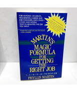 Martin&#39;s Magic Formula for Getting the Right Job: 1-5+10+15+20 = The Rig... - $4.04 CAD