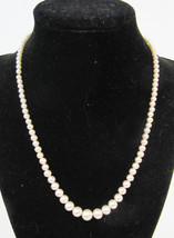 Vintage Art Deco Faux Pearl Necklace - $14.84