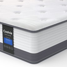 Full Size Mattress, Coolvie 10 Inch Full Gel Memory Foam Hybrid, Bed In A Box. - £296.16 GBP