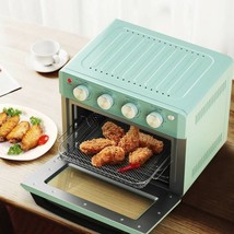 Modern Space Saving Countertop Kitchen Convection Toaster Oven Air Fryer - Teal - £166.10 GBP
