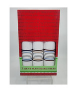Box of Pierre Cardin 100% Cotton, 3 Men&#39;s Fine Handkerchiefs, Sealed New... - $16.45 CAD