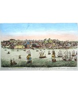 Portugal, Lisbon, Panorama Sayer/Overton, 1760, A General Vien [sic] of ... - $260.09