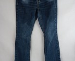 Authentic 579 Jeanswear Distressed Whiskered Embroidered Bootcut Jeans S... - $19.39