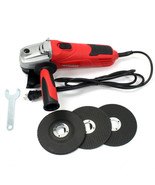 4-1/2&quot; Angle Grinder Cut Off Tool 11500 RPM 4.8 Amps Heavy Duty w/ 3 pc ... - $43.00