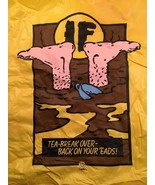 1975 IF [band] - Tea-Break Over-Back On Your &#39;Eads! Promotional Poncho - $3.79