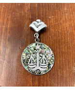 Vintage Sterling Silver Abalone Bernice Taxco Scales Brooch Pin 2-1/2” M... - $69.99