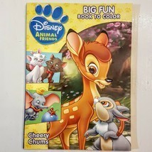 Disney Animal Friends Coloring Book Cheery Chum Bambi Aristocats Lion Ki... - $11.88