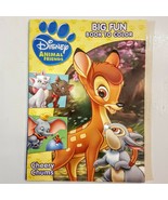 Disney Animal Friends Coloring Book Cheery Chum Bambi Aristocats Lion Ki... - £9.41 GBP