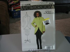 New Look 6074 Misses Jacket or Coat Pattern - Size 6-16 Bust 30 1/2 to 38 - $19.56