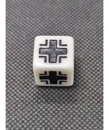 (1) Bolt Action White Black German Dice - $90.90 MXN