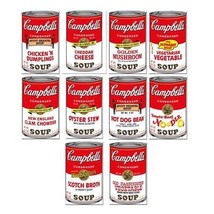 Andy Warhol Campbell&#39;s Soup II Limited Edition, Suite of 10 Sunday B Morning COA - £2,294.15 GBP