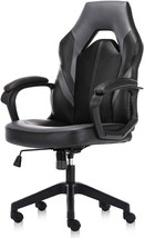 Ergonomic Computer Gaming Chair - Pu Leather Desk Chair With, And Working. - £145.80 GBP