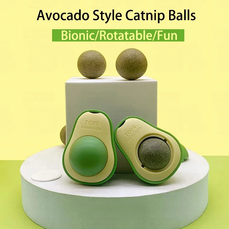 Ll licking toy wall stickup avocado style insect gall fruit cat snacks clean intestinal thumb200