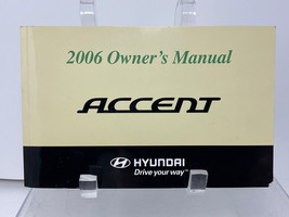 2006 Hyundai Accent Owners Manual Handbook OEM N01B02004 - $26.99