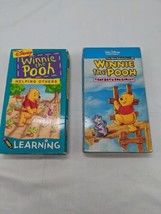 Lot Of (2) Disney Winnie The Pooh VHS Tapes **One Case is Incorrect** - £15.50 GBP