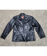 RVT Black Faux Leather Jacket Women&#39;s Size XL Issues See Photos - £11.87 GBP