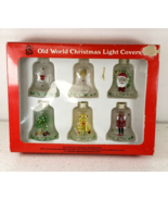 Vintage  6 Old World Christmas Light Cover Angel Tree Horse Nutcracker Bear - $50.39 CAD