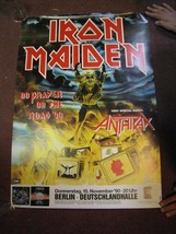 1990 Berlin Iron Maiden No Prayer on the Road Charcoal Fever Poster-
sho... - £208.62 GBP