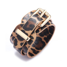 New Fashion Women's Wide Leather Cuff Bracelet - $7.50
