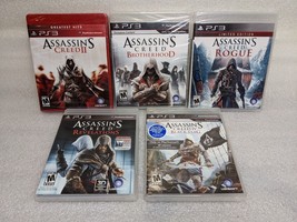 New Assassin&#39;s Creed II, Brotherhood, Rogue, Revelations, Blackflag PS3 - £40.09 GBP