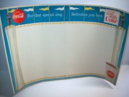 Vintage Coca-Cola NOS Place Mat 1960&#39;s Original Special Zing Better With Coke - $16.20