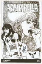 Vampirella 1 50th Anniversary SIGNED Adam Hughes Art Sketch Cover Dynamite Comic - £23.64 GBP