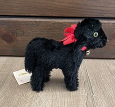 Steiff Baba Black Sheep Plush Stuffed Animal Mohair With Tags 0144/12 Vi... - £97.73 GBP