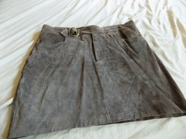 Uniform John Paul Richard brown suede skirt Size 14 - $9.99