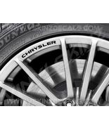 Chrysler Logo Wheel Rim Decals Kit Stickers Premium Quality 5 Colors PT ... - £8.63 GBP