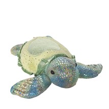 Aurora World Sea Foam Green Sparkle Sea Turtle Plush Stuffed Animal 2017 7.5&quot; - £17.74 GBP