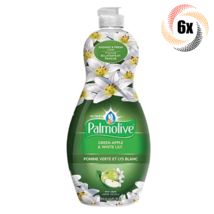 6x Bottles Palmolive Green Apple &amp; White Lily Scent Liquid Dish Soap | 2... - £32.08 GBP