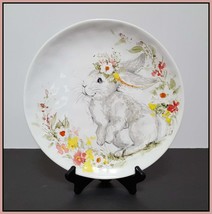NEW Certified International Adorable Sweet Bunny Dinner Plate 11&quot; Earthe... - $17.99