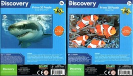 Discovery -  Prime 3D 50 Pieces Jigsaw Puzzle (Set of 2) v4 - £12.65 GBP