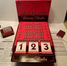 Man Laws And Woman Rules Adult Party Board Game for 2-6 Battle Of Sexes - $20.54
