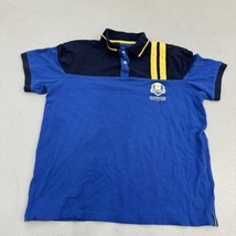 Ryder Cup GLENEAGLES SCOTLAND 2014 Blue Polo Shirt Size L - $40.63 CAD