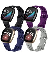 Compatible With Fitbit Sense Bands And Fitbit Versa 3 / Versa 4 Bands, F... - £17.57 GBP