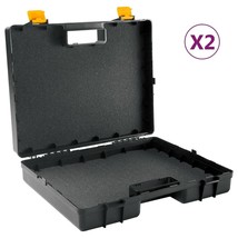 vidaXL Universal Tool Cases with Foam Inserts (2-Pack), Compact Organizer - $120.49