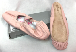 So Danca Bella Full Sole Leather Ballet Shoe SD69S, Pink Toddler Sz 5.5B... - $11.39