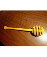 Honey Dipper Plastic Yellow Stick Honey Pot Teaneck NJ Welcolite Taiwan ... - £10.66 GBP