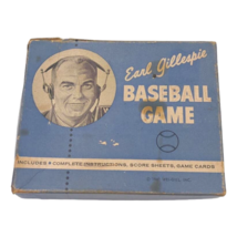 Vintage Earl Gillespie Baseball Game Cards in Box 1961 Incomplete - $9.89