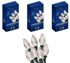 Christmas String Light C9 LED  25ct 16&#39; ft Warm White, Celebrations 2934... - $44.54