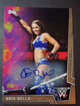 2018 Topps WWE Women&#39;s Division Brie Bella Autograph card #19 Of 75 - $19.13