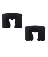 2 Inflatable Travel Neck Cushion Pillow Supports Head Neck Reusable Easy... - $205.21 MXN